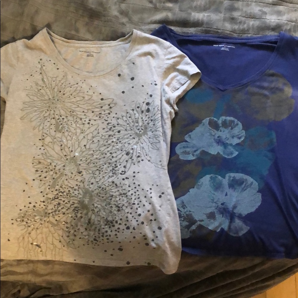 2 NEW YORK & CO SHIRTS